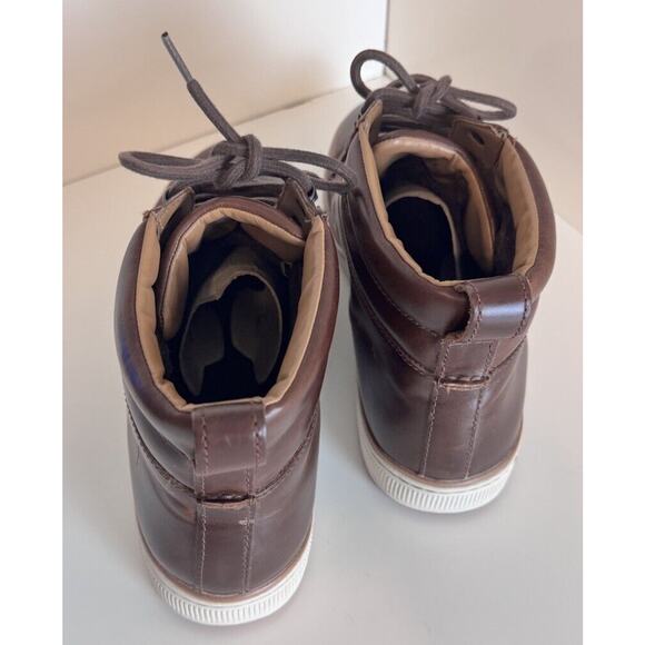 Clarks Norsen Mid Leatherback Boot FauxFur Lining British Tan 13 Academia 48-08 main image 6
